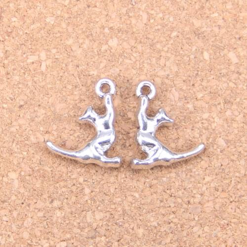 12pcs Charms lazy cat 19x16mm Antique Pendants,Vintage Tibetan Silver Jewelry,DIY for bracelet necklace