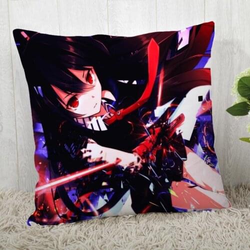 Akame ga Kill! Pillow Cover Customize Pillow Case Modern Home Decorative Pillowcase For Living Room 45X45cm(one sides) A19.12.13