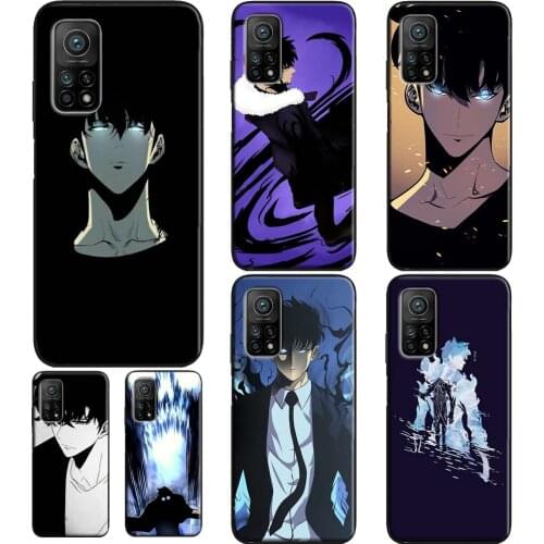 Solo Leveling Sung Jin Woo Case For Xiaomi Mi 10T 9T Pro 9 10 Lite Mi A3 Note 10 Lite Case For POCO X3 F1 F2 Pro
