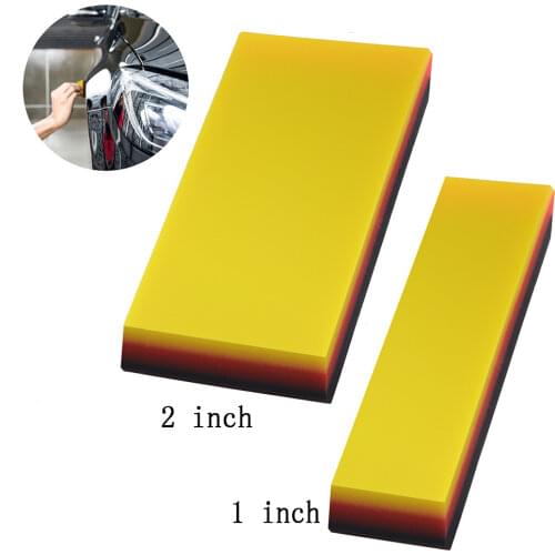 FOSHIO 2pcs Carbon Fiber Wrap Squeegee Scraper Vinyl Protective Paint Film Installation Tool Window Tint Car Foile Wrapping Tool