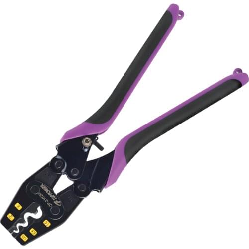 Y O Terminal Plug Ratchet Crimping Tools Wire Crimper Electrical End-Sleeves Ferrule Crimping Pliers