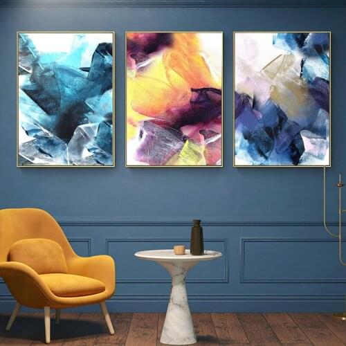 Nordic Style Art Canvas Painting Abstract Brush Posters and Prints Wall Decorative Picture for Living Room Modern Home Decor