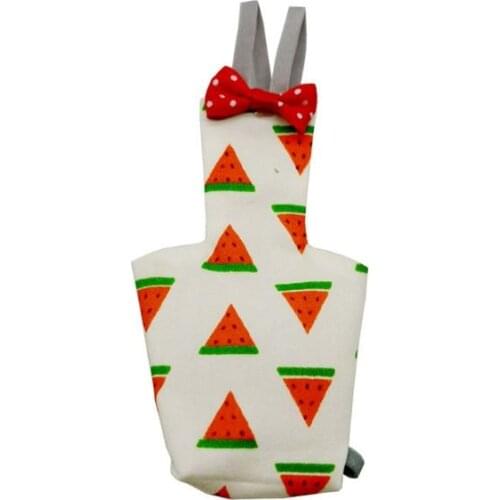 M17D Parrot Diaper with Bowtie Cute Colorful Fruit Floral Cockatiel Pigeons Small Medium Large Pet Birds Flight Suit Clothes