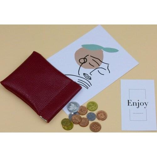 Cute coin purse for women and girls, squeeze to open, release to close, mens keychain coin purse, kids and girls mini money bag