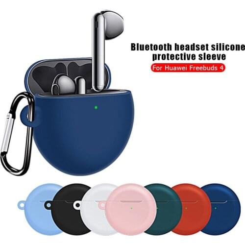 Soft Silicone Case for Huawei Freebuds 4 Case Wireless Earphpone Protective Cover for huawei freebuds4 free buds 4 Case Coque