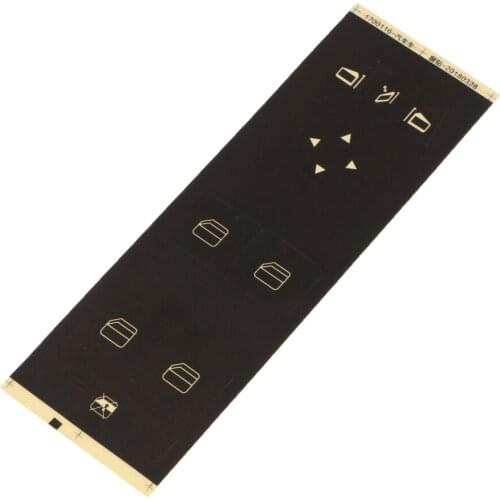 Electric Power Window Switch Button Cover Sticker For 2008-14 Benz W204 C300