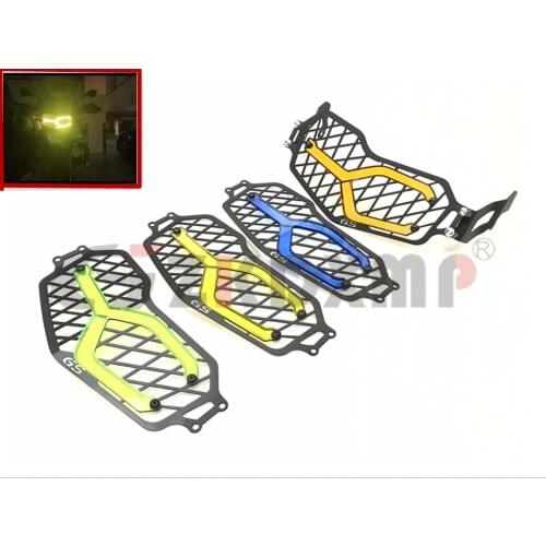 Protector de faro delantero para motocicleta BMW, Protector de parrilla para faro delantero de motocicleta, de acero inoxidable