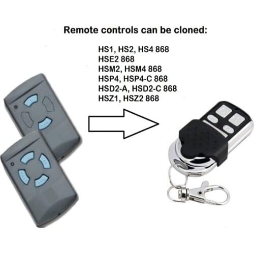 For hsm2 868mhz garage gate door remote control rolling code