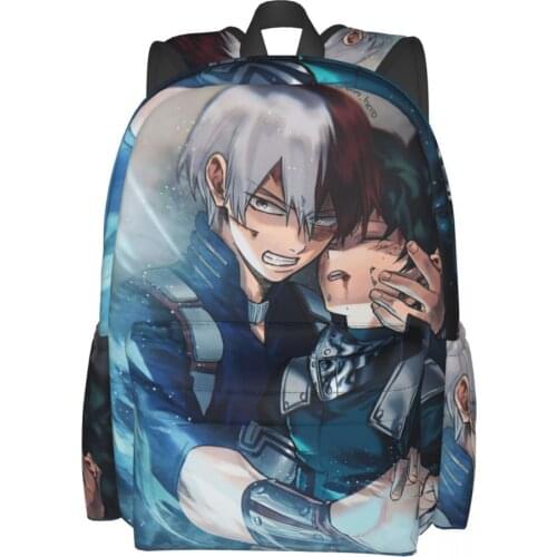 My Hero Academia Boys Girls School Backpacks Cartoon Children Anime Book Bags Teenage Travelling Backpacks High Street Daypacks