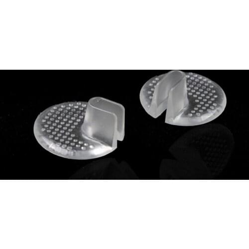 NEWSilicone Flip Gel Cushions Pad Toe Protectors Anti-slip Transparent Forefoot Shoe Pads Insoles Cushion For Flip Flops Sandals