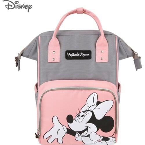 Disney USB Baby Diaper Bag Waterproof Mummy Nappy Backpack Multi-function Large Capacity Travel Backpack Wet Bag For Baby Care