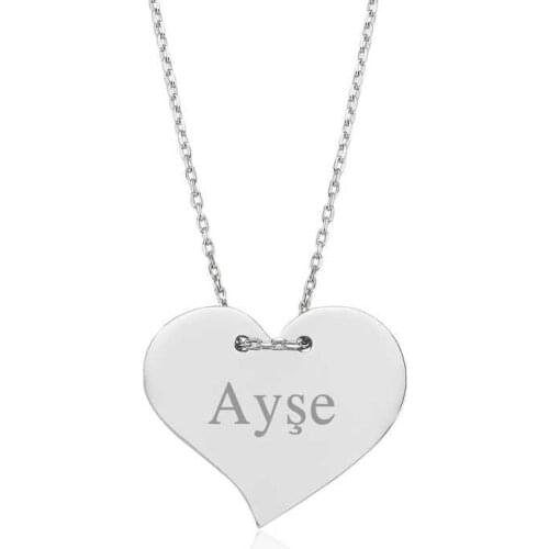 Tevuli 925 Sterling Silver Named Heart Lady Necklace