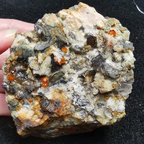 268.8g100% natural garnet mineral specimen stone decoration crystal healing energy geology teaching collection ornaments