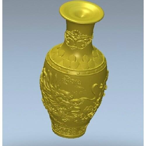 3D model stl format for cnc machine 4 axis relief - -vase