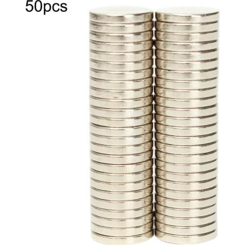 50Pcs 15x3mm Multi-purpose Round Disk Super Strong Magnets 15mmx3mm Rare Earth N52 NdFeB Strong Magnets 15*3mm Permanent Magnets