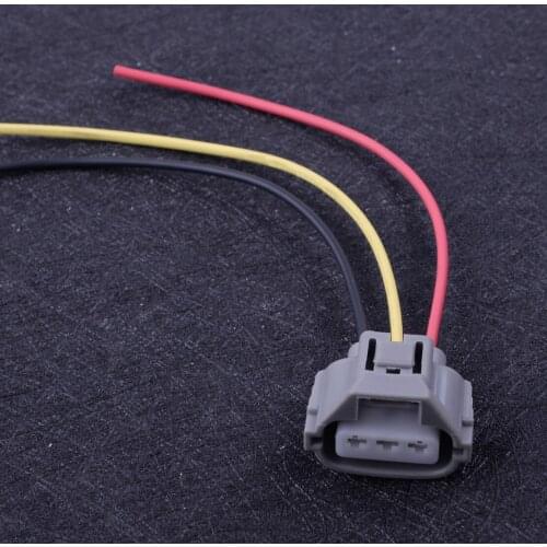 DWCX 1Pc Car 3 Way 3 Pin Turn Light Signal Harness Cable Connector Plug Fit For Toyota Scion Lexus Acura Honda Nissan Infiniti