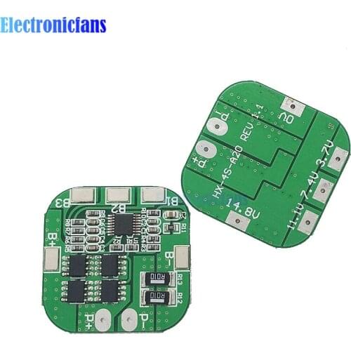 4S 14.8V / 16.8V 20A Peak Li-ion BMS PCM Battery Protection Board BMS PCM for Lithium LicoO2 Limn2O4 18650 LI Battery