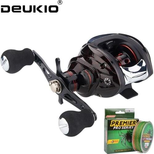 Deukio Baitcasting Reel 7.2:1 High Speed Fishing Reel Reinforced Reel Saltwater Freshwater Drag Reel Carp Drag Reel Fishing 2021