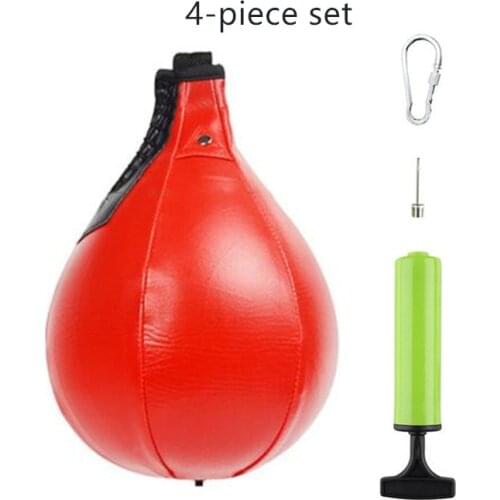 Leather Boxing Punching Bag Speedball Ceiling Ball Sport Speed Bag Punch Exercise Fitness Training Ball