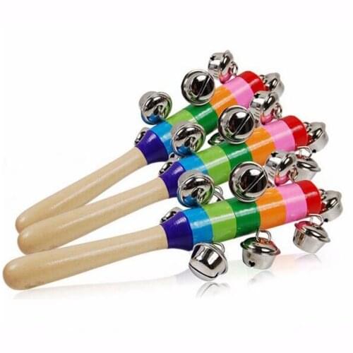 Colorful Word Rattles Baby Toy 0-12 Months Juguetes Bebe Toys For Kids Funny Toy With 10 Pcs Rattles 2016 New