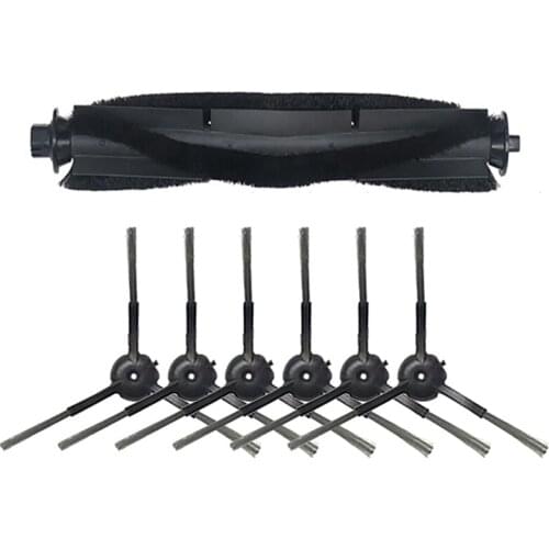 HOT!-7Pcs For Roidmi EVE Plus Robot Vacuum Cleaner Main Brush Side Brush Replacement Vacuum Cleaner Parts