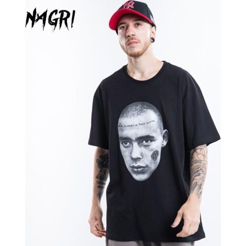 Vintage Art Cool Boy T-shirt Men Streetwear Tops Tees Clothes Hip Hop O-Neck Punk Aesthetic Oversize Short Sleeve Tee Shirt