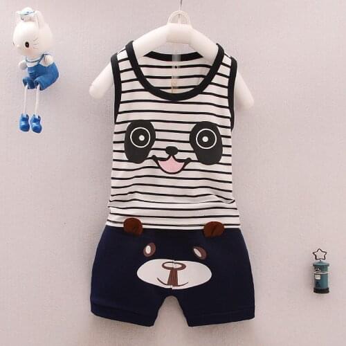 2019 new baby boy clothes set summer childrens body suit cartoon kids clothing sets fashion costume for boy
