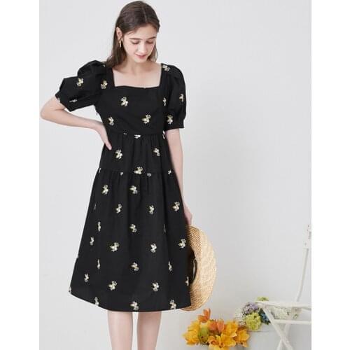 Dress 2021 Female Patchwork Woman Summer Beach Dresses Casual Womens Dresses Flowers Short Sleeve Dresses Woman Summer 2021
