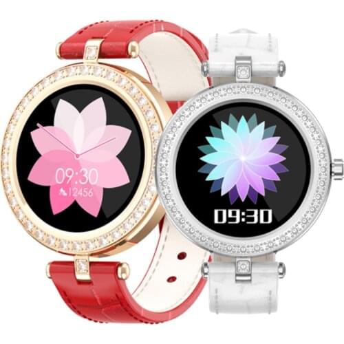 S28 IP67 Waterproof Smart Watch Women Lovely Bracelet Heart Rate Monitor Sleep Monitoring Smartwatch Connect IOS Android PK KW10