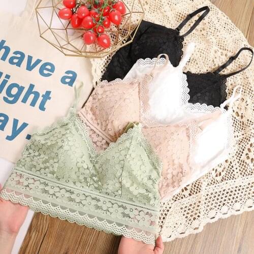 Summer Camisole Ice Silk Tube Top Fashion Daily Solid Color Cami Sexy Sweet Lace Wrapped Underwear With Padded
