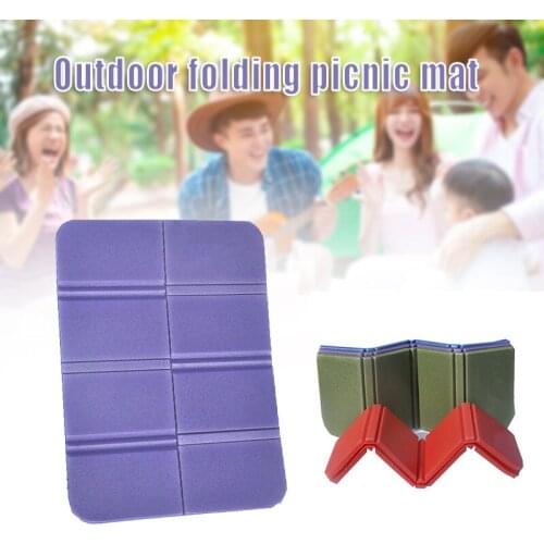 Outdoor Small Seat Cushion Folding Picnic Mat Mountaineering Moisture-Proof Mat Ultra-Light Waterproof Foam Floor Mat LB88