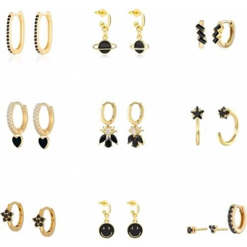 Viny 925 Sterling Silver Stud Earrings For Women Lotus Leaf Personality Mujer Jewelry Pendientes Zircon Diamond Earings