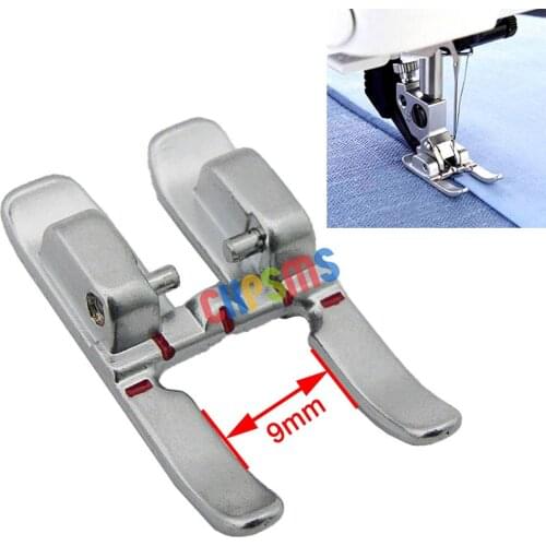 1PCS #93-036933-91 9mm Open Toe Presser Foot Feet with IDT for Pfaff Sewing Machines