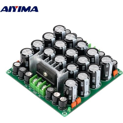 AIYIMA 25A Amplifier Rectifier Filter Power Supply Board 2200UF 35V Audio Rectifier Preamp For Sound Speaker Home Theater