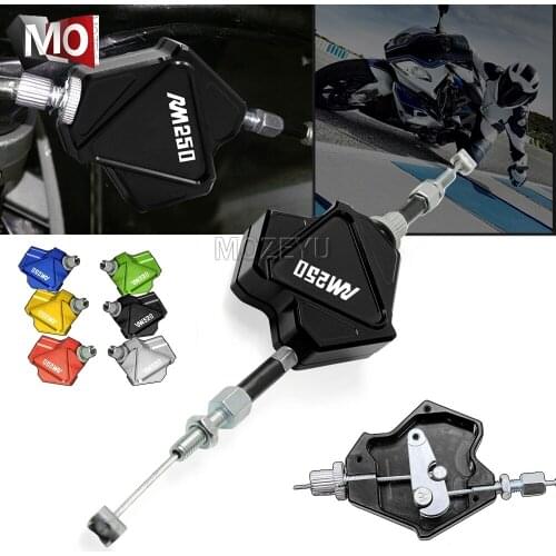 Motorcycle CNC Aluminum Stunt Clutch Lever Easy Pull Cable System For SUZUKI RM250 RM 250 1996-2008 1997 1998 1999 2000 2001