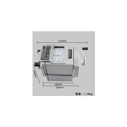 Fast arrival ZC25-1 megger megger shake table insulation resistance Table 0-100 OHMS100V earth resistance meter
