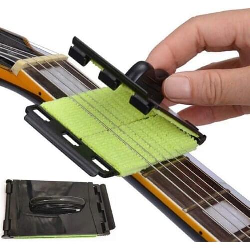 1Pc Guitar Bass Fretboard Cleaner Guitar String Scrubber Cleaning Maintenance Care Kit for Guitar Bass Mandolin Ukulele
