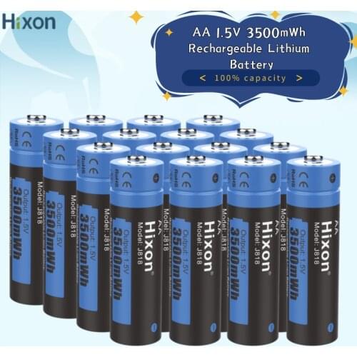 Hixon---3500mAh 1.5V Li-ion Rechargeable Battery ,Support Wholesale, Brand New,Flashlight, Fan And Game Machine 、Mouse