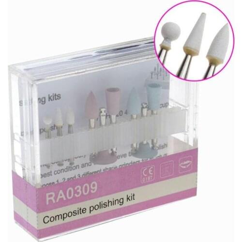 1 Pack Dental Composite Polishing For Low-Speed Handpiece Contra Angle Kit RA0309 Oral Hygiene Teeth Polishing Kits