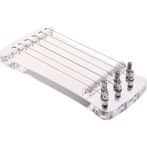 Transparent Finger Hand Exerciser Practice Tool for Japanese Guzheng Lovers 8.07x3.74x1.18inch
