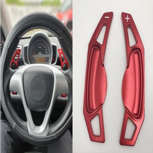 Car Styling Aluminum alloy Steering Wheel Shift Paddle Shifter For Benz Smart Fortwo