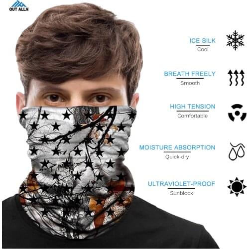 Chasse Tube Scarf Buff Realtree Bandana Men Bufandas Neck Warmer Tactical Military Balaclava Multicam Camping Hunting Face Mask