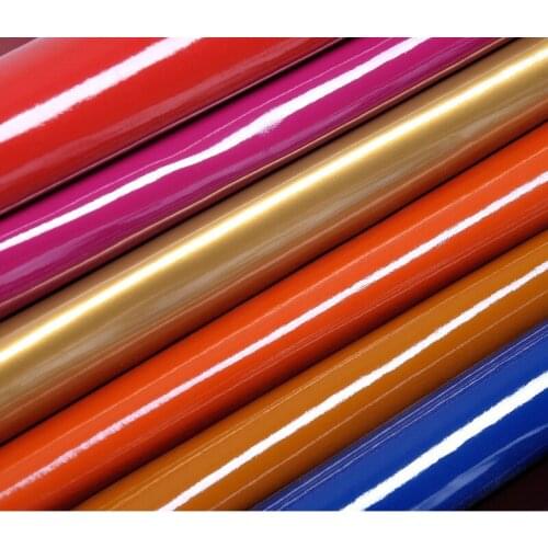 0.7mm thick free shipping Ultra - thin mirror PU leather/ synthetic leather fabric material for Bags, shoes, belts, clothes