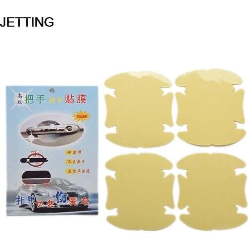 Universal 8pcs/lot Invisible Car Door Handle Scratches Automobile Shakes Protective Vinyl Protector Films Car Handle Protection