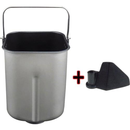 Bread Maker Machine Parts 1Pcs Bread Barrel 1Pcs Breadmaker Paddle Spare Replacement Parts For Redmond M1911 Kitchen Appliance