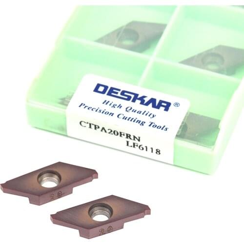 10pcs CTPA07FRN CTPA10FR CTPA15FRN CTPA20FR LF6118 Carbide CNC lathe turning inserts High-quality cutting inserts Grooving tools