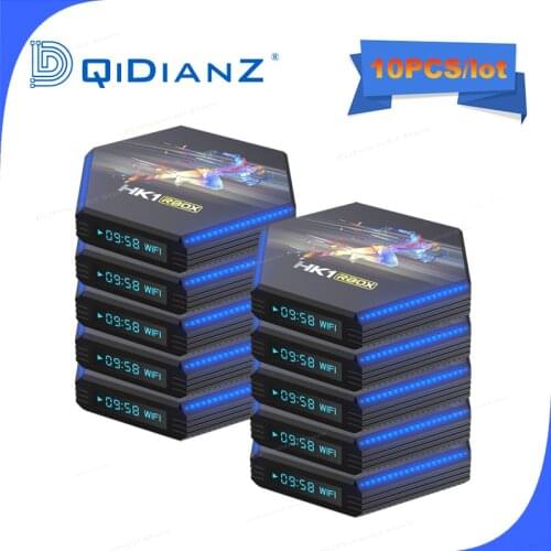 10pcs/lot Android tv box Android 11 HK1 RBOX R2 8K RK3566 Quad Core Media player Play Store Fast Android smart tv Set top box