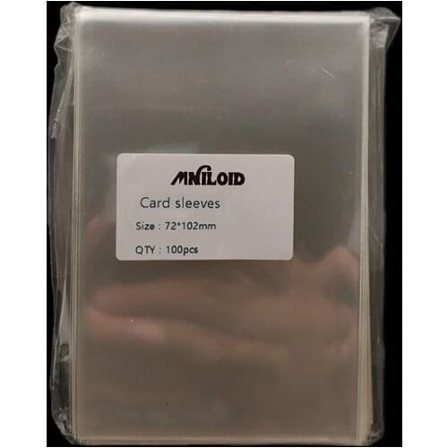 100pcs 72*102mm Card Sleeve Cards Protector Magic Killers for Football Star Three Kingdom Card board game card sleeves