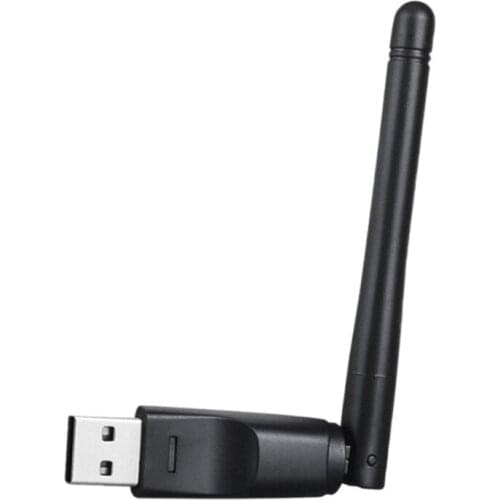 150Mbps 2.4G Wireless Network Card USB 2DBi WiFi Antenna LAN Adapter Ralink RT5370 Dongle Network Card for PC Laptop