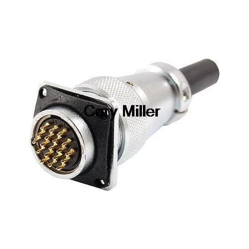 AC 250V 5A 10/12/19 Pins Electric Deck Aviation Connector Plug PLS24-10/12/19 PIN